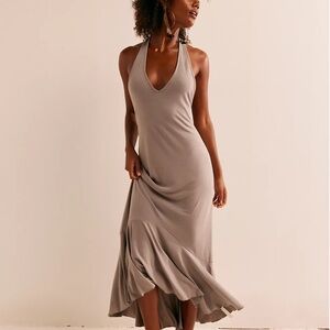 Free People Good Feels Halter Midi XS